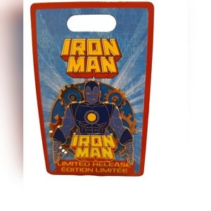 Disney Parks Marvel Studios IRON MAN BLUE STEEL LR Collectible Trading Pin NEW